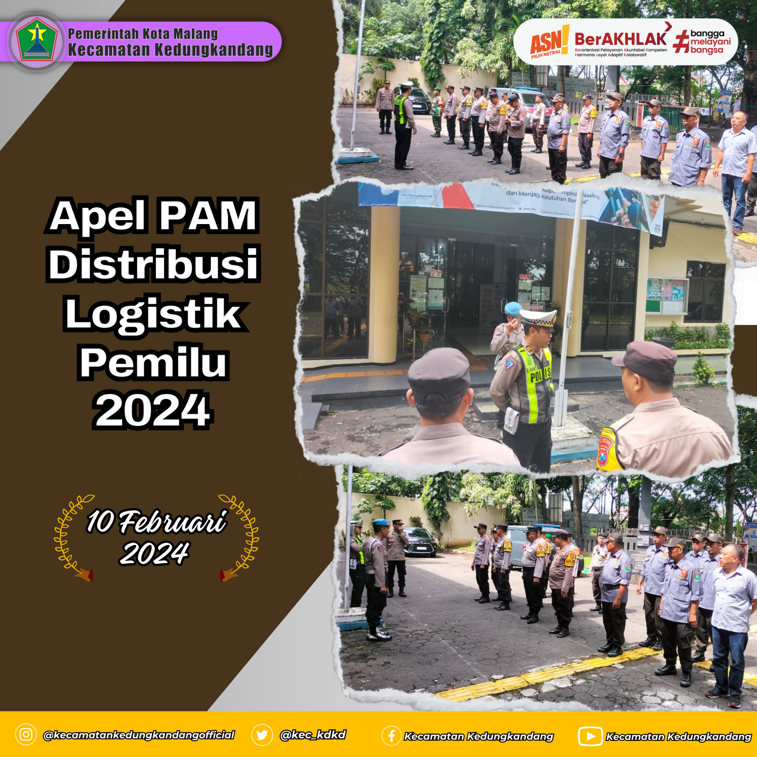 Apel Pam Logistik Pemilu 2024